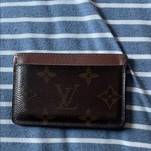 Louis Vuitton Brown Monogram Card Holder